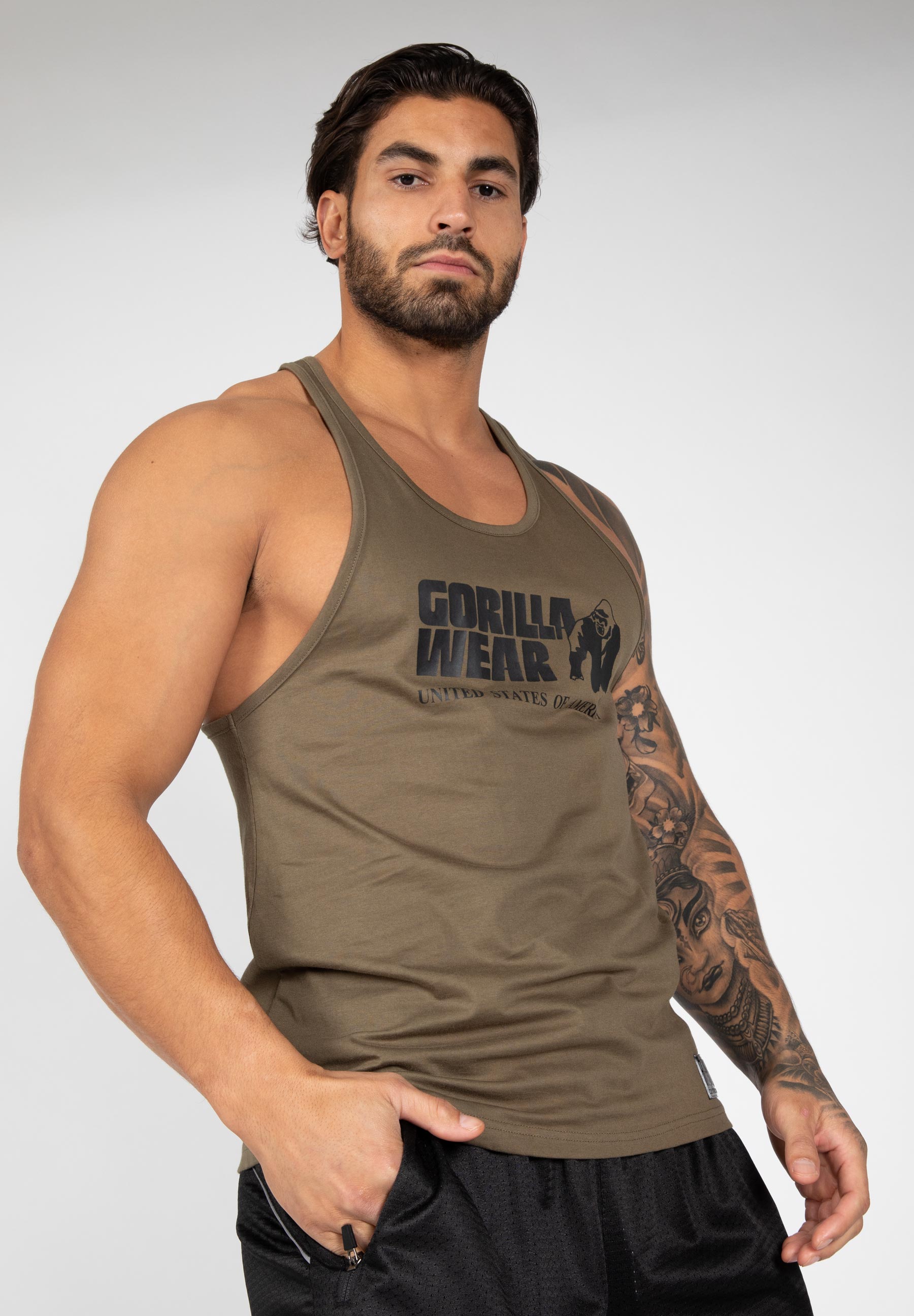 Classic Tank Top - Army Green -