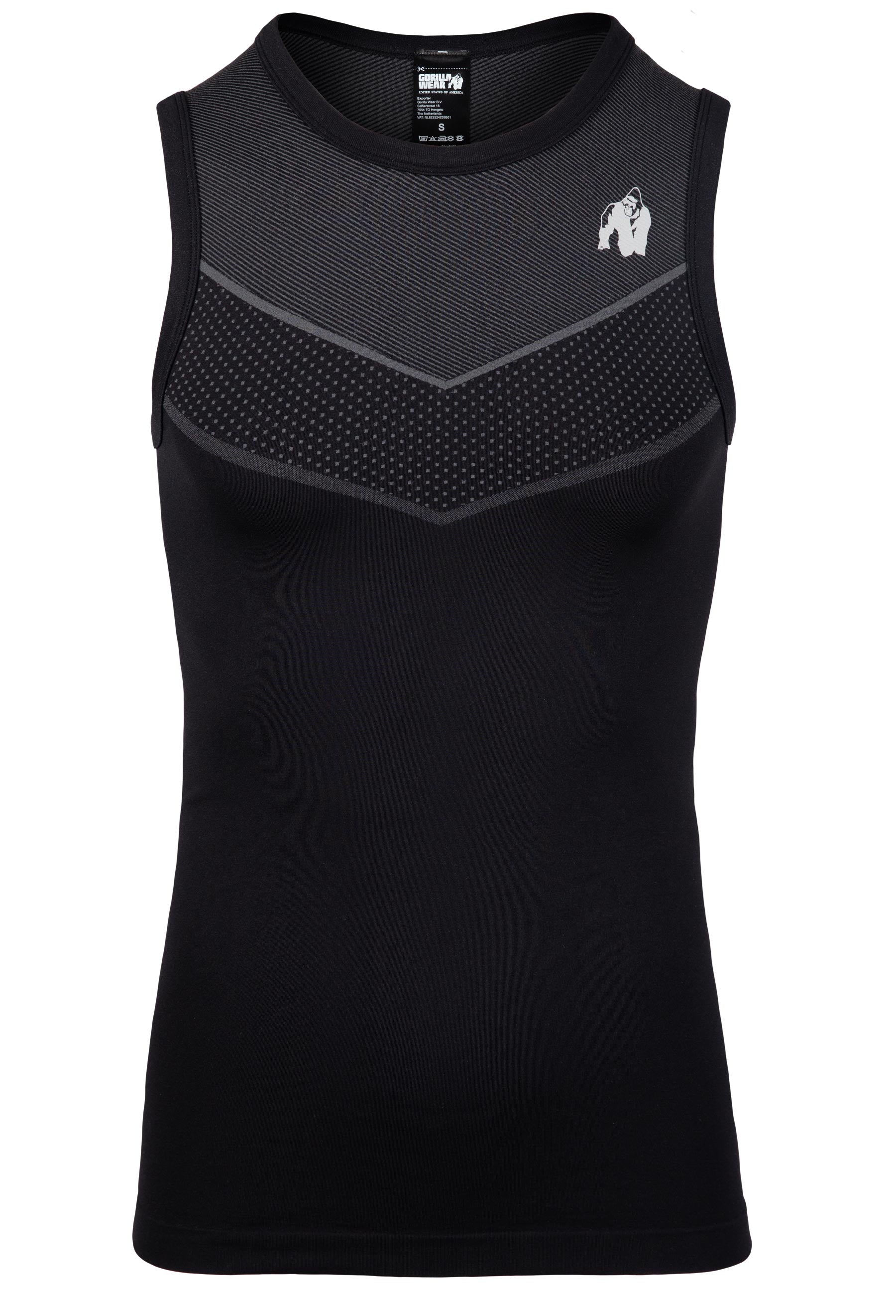 Norton Seamless Tank Top - Black -