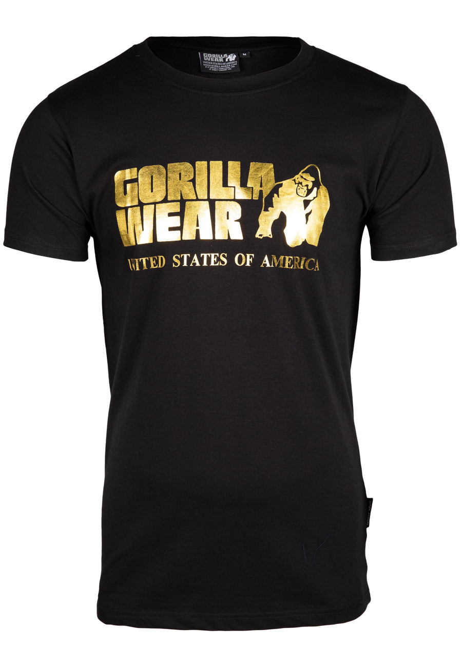 T-shirt classique - Noir/Or -