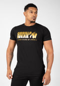 T-shirt classique – Noir/Or