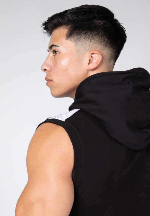 Oswego S/L Hooded T-Shirt - Black -