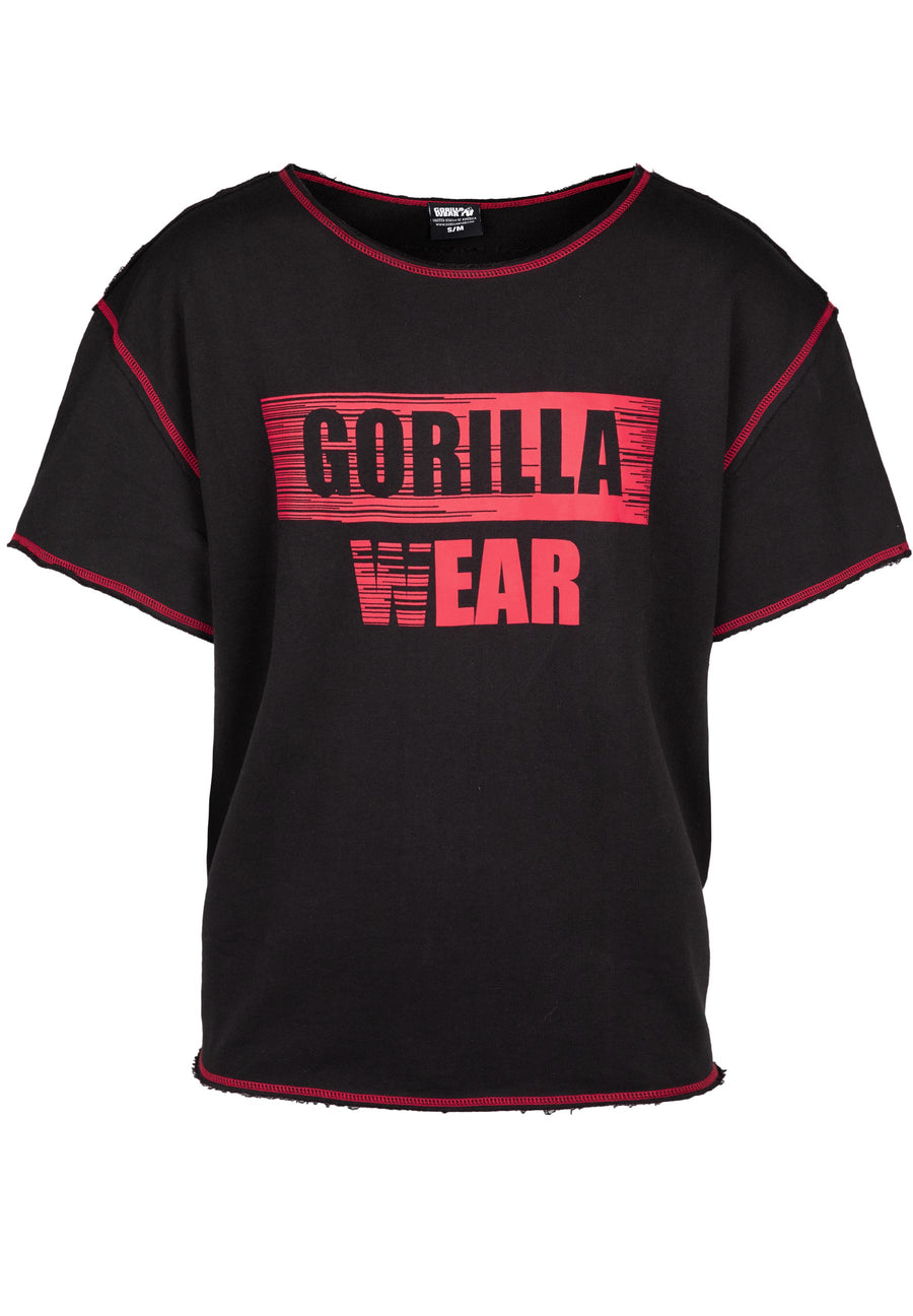 Haut de sport Wallace - Noir/Rouge -