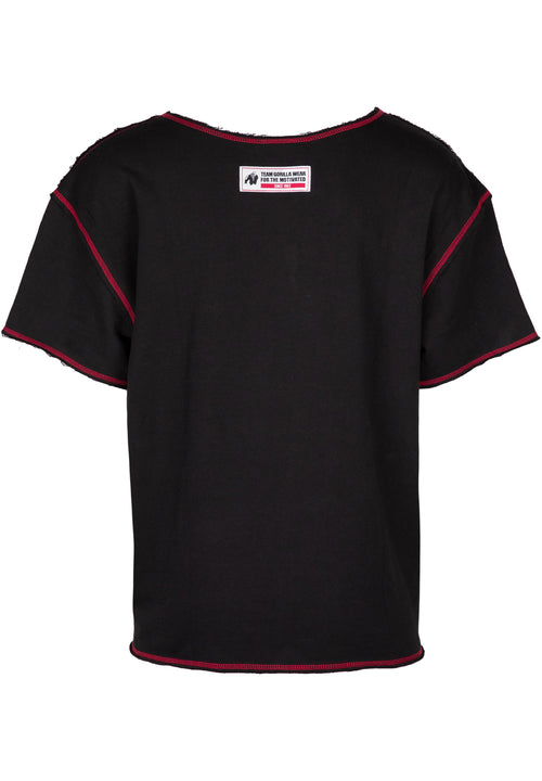 Wallace Workout Top - Black/Red -