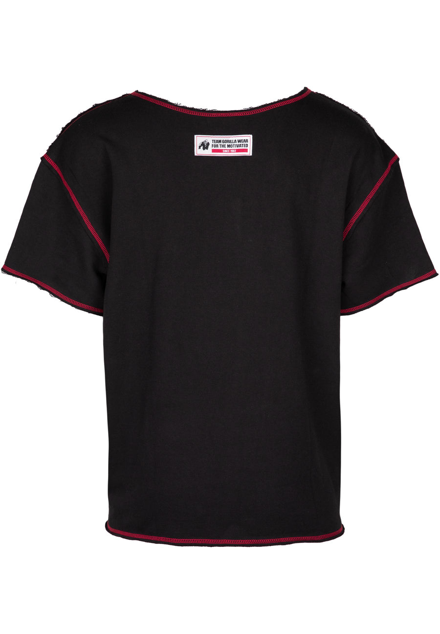 Haut de sport Wallace - Noir/Rouge -