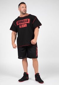 Haut de sport Wallace - Noir/Rouge -