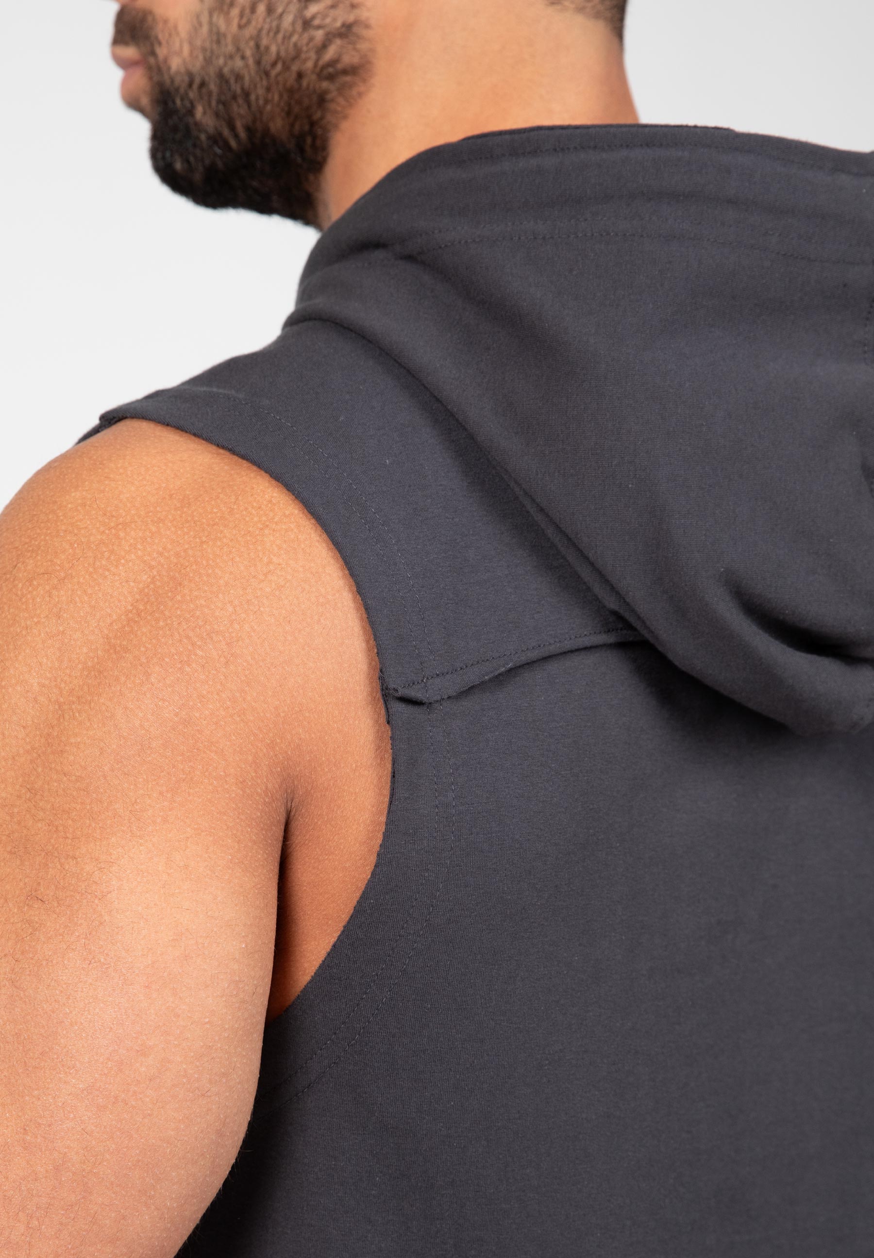 Chico S/L Hooded T-Shirt - Dark Gray -