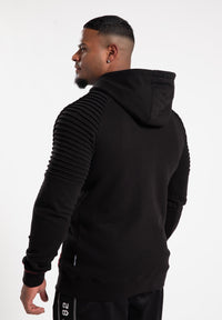 Sweat à capuche zippé Georgia - Noir -