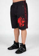 Buffalo Old School Workout Shorts - Black/Red -
