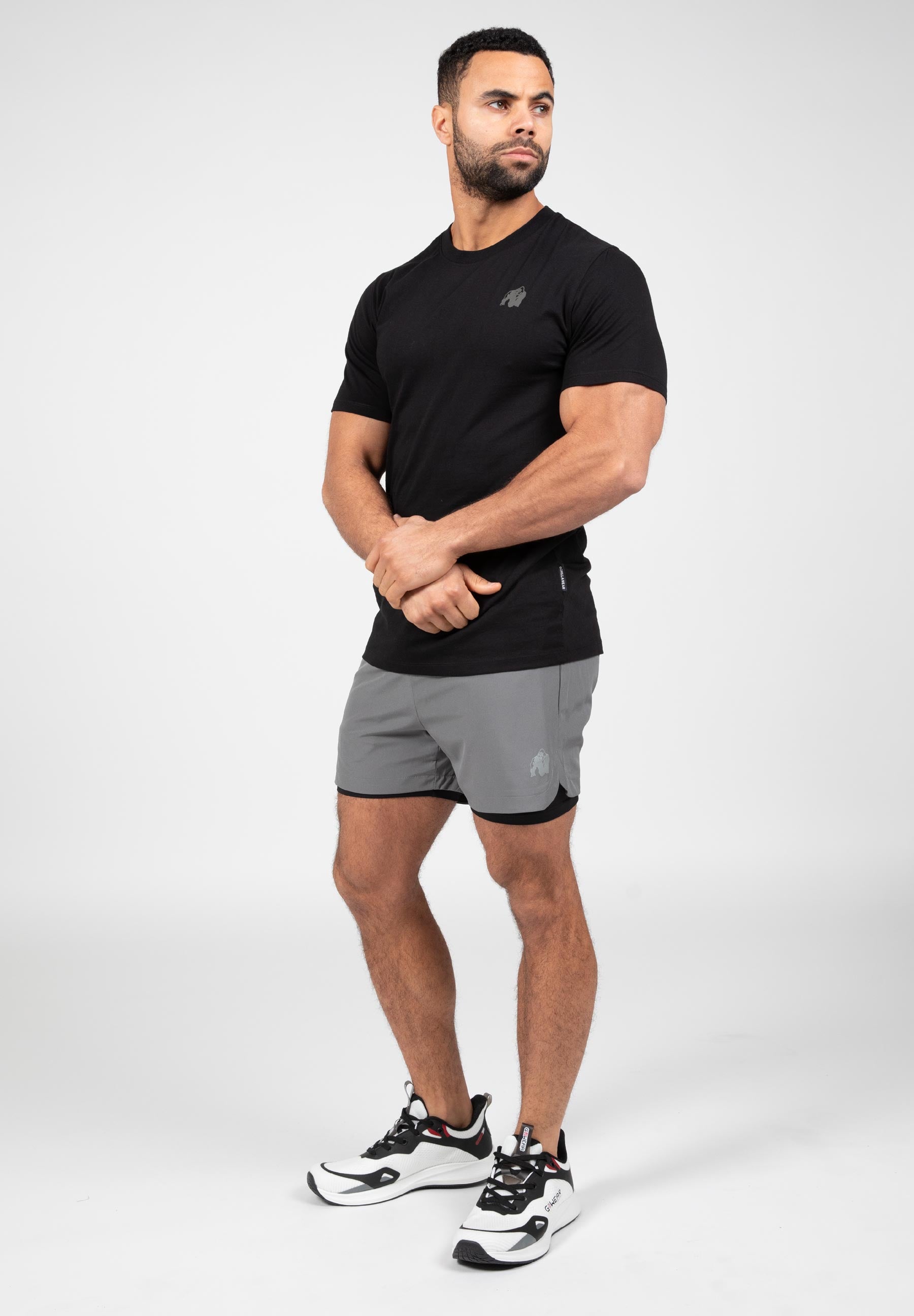 Cortez 2-in-1 Shorts - Anthracite -