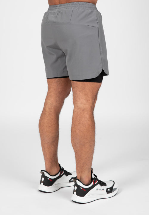 Cortez 2-in-1 Shorts - Anthracite -