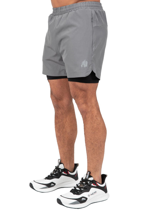Cortez 2-in-1 Shorts - Anthracite -