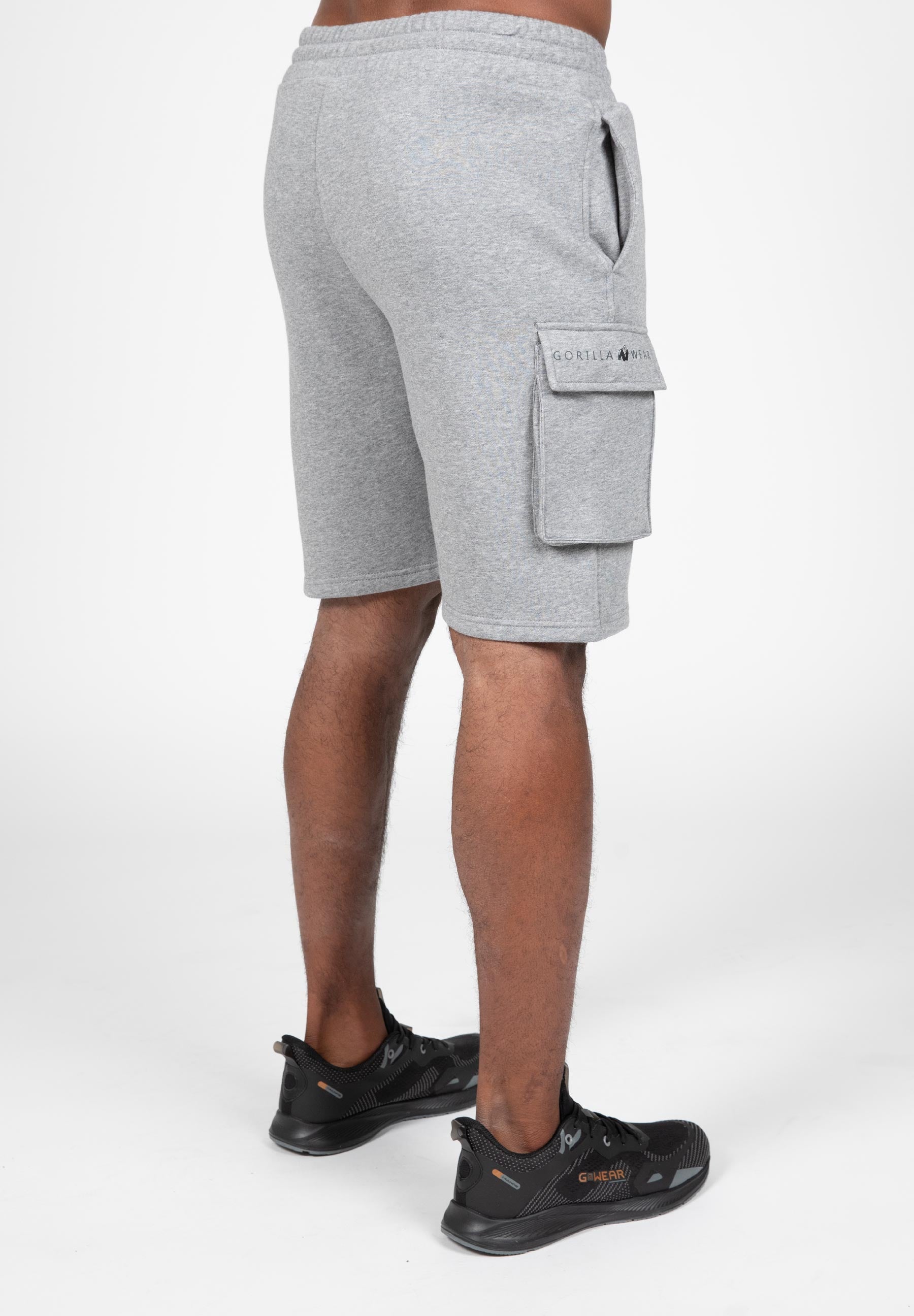 Hudson Cargo Sweat Shorts - Gray Melange -