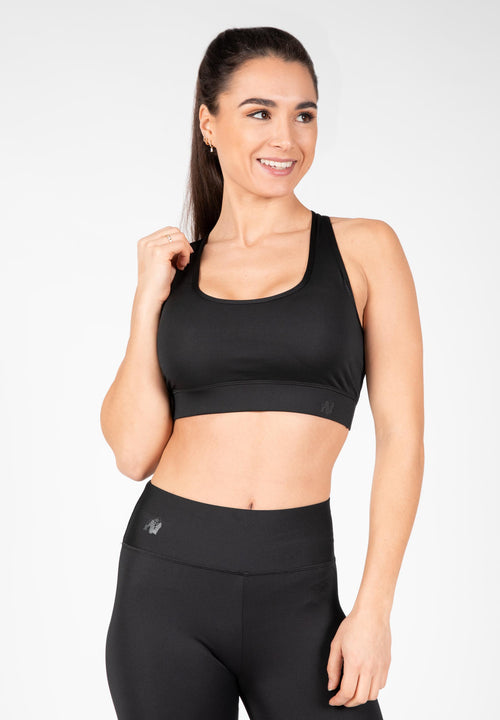 Meta Sports Bra - Black -