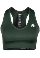 Neiro Seamless Sports Bra - Army Green -