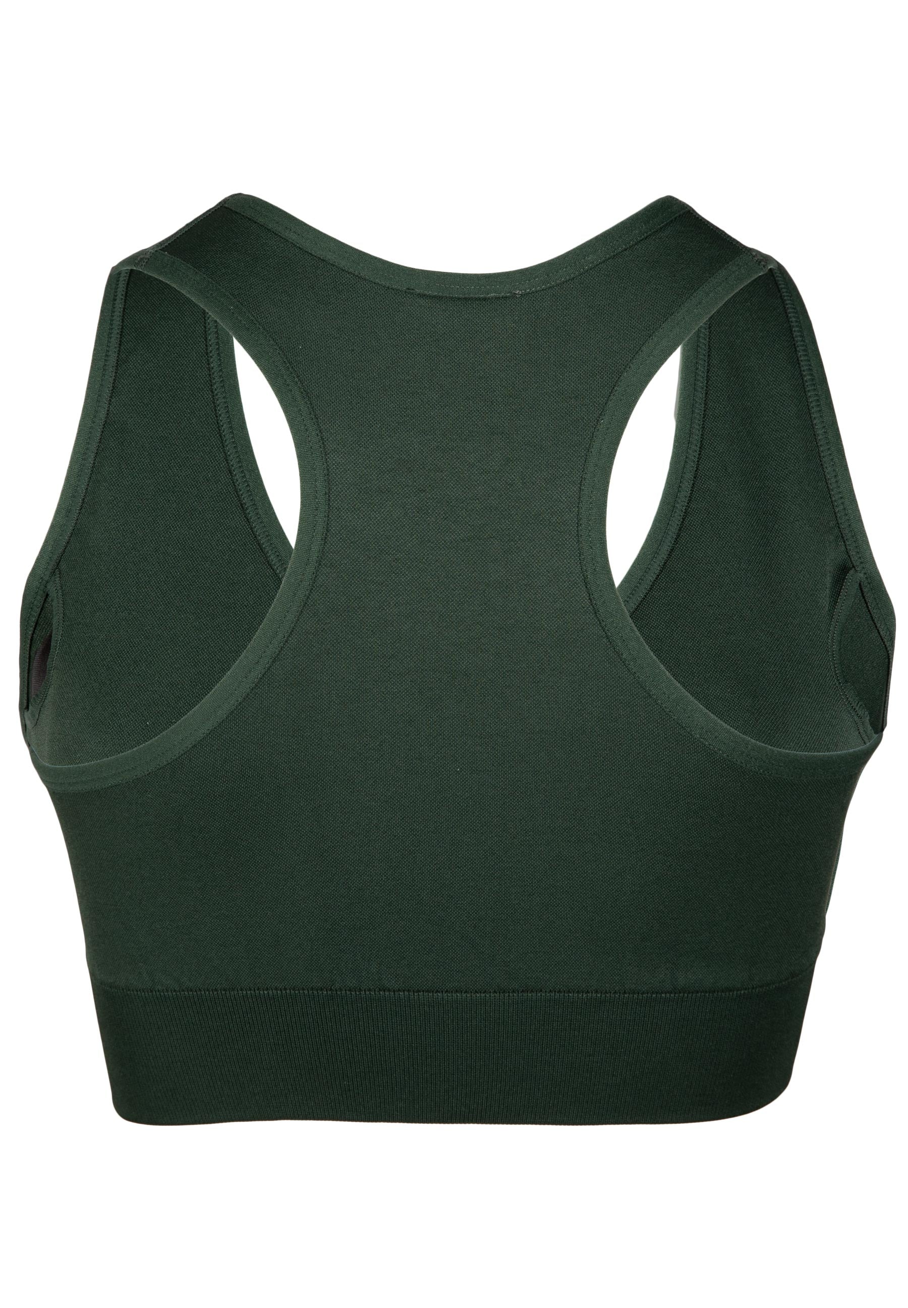Neiro Seamless Sports Bra - Army Green -