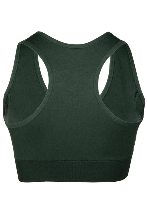 Neiro Seamless Sports Bra - Army Green -