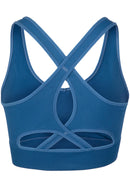 Hilton Seamless Sports Bra - Blue -