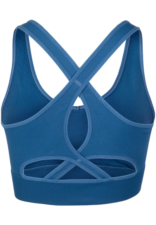 Hilton Seamless Sports Bra - Blue -