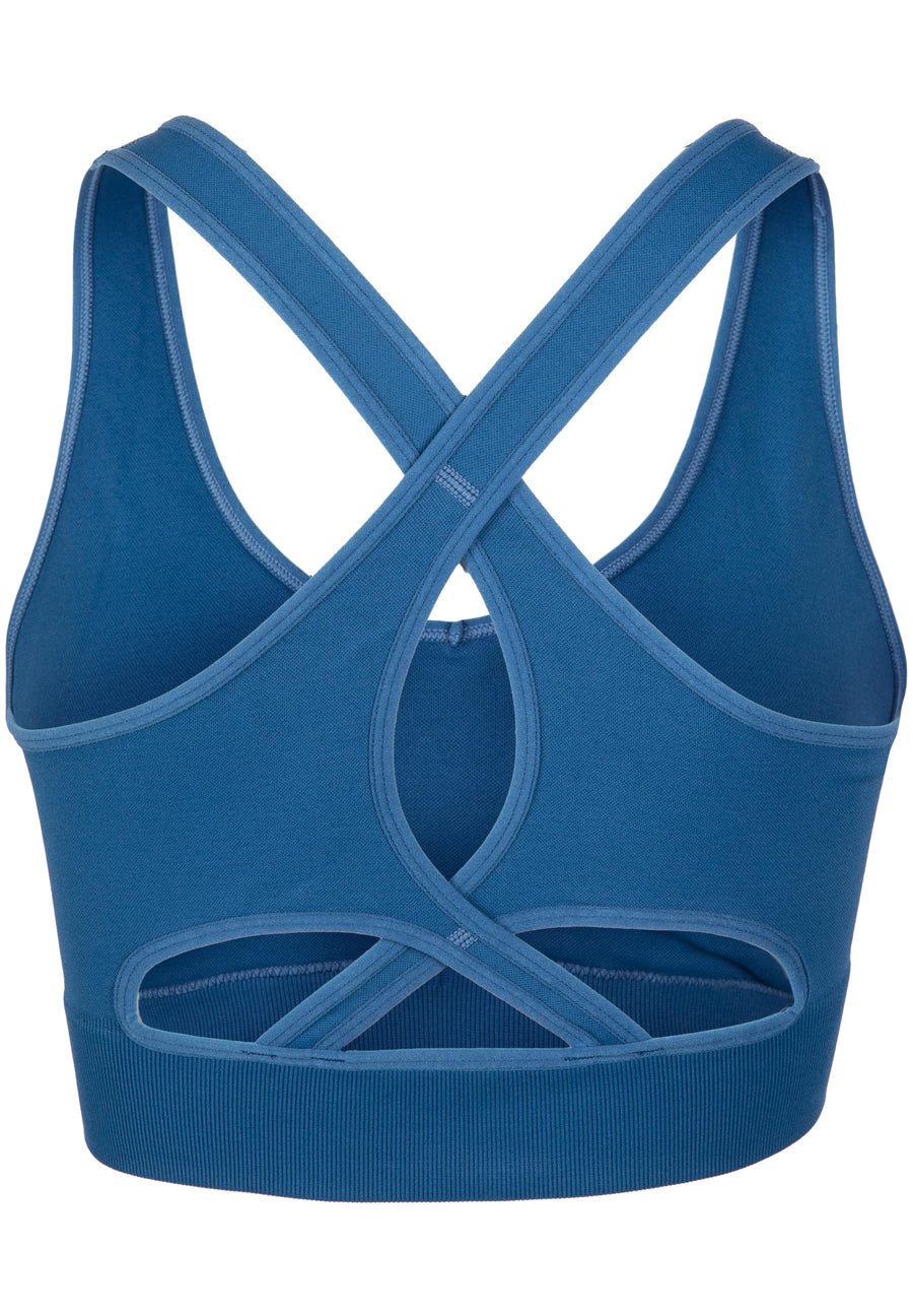 Soutien-gorge de sport sans coutures Hilton - Bleu -