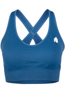 Hilton Seamless Sports Bra - Blue -
