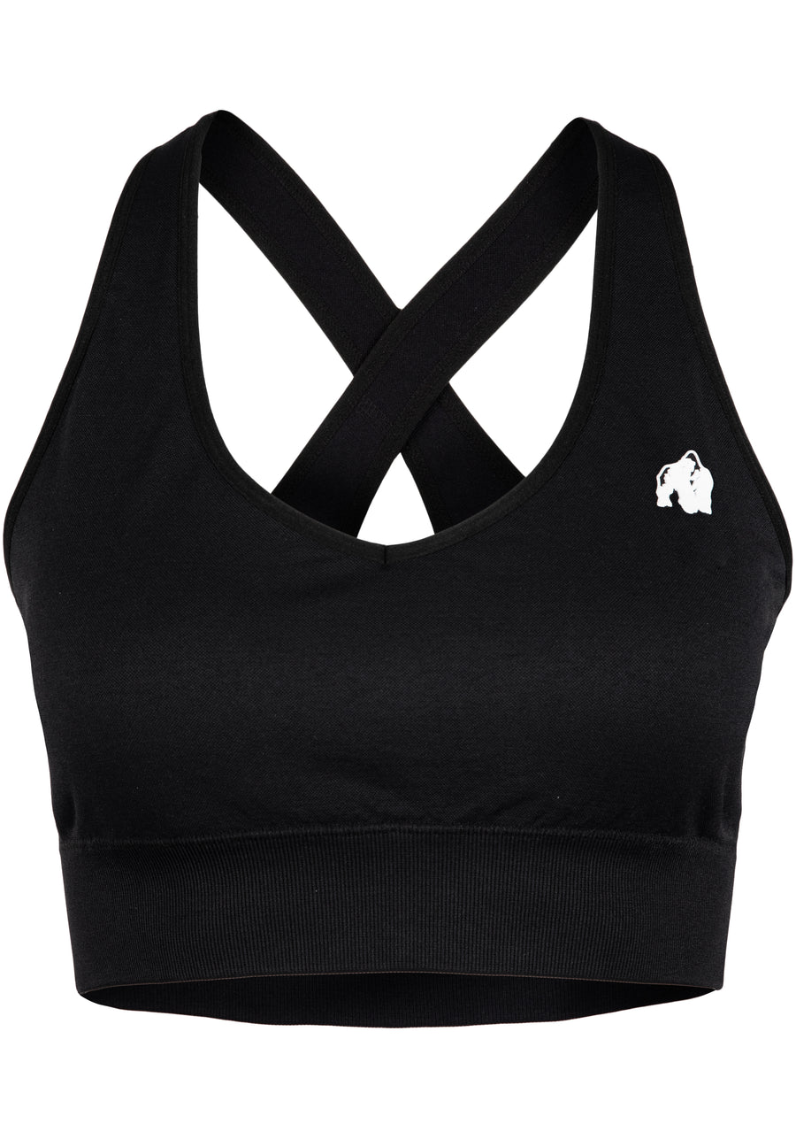 Soutien-gorge de sport sans coutures Hilton - Noir -