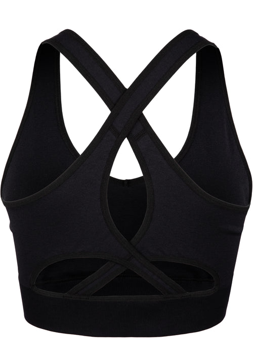 Hilton Seamless Sports Bra - Black -