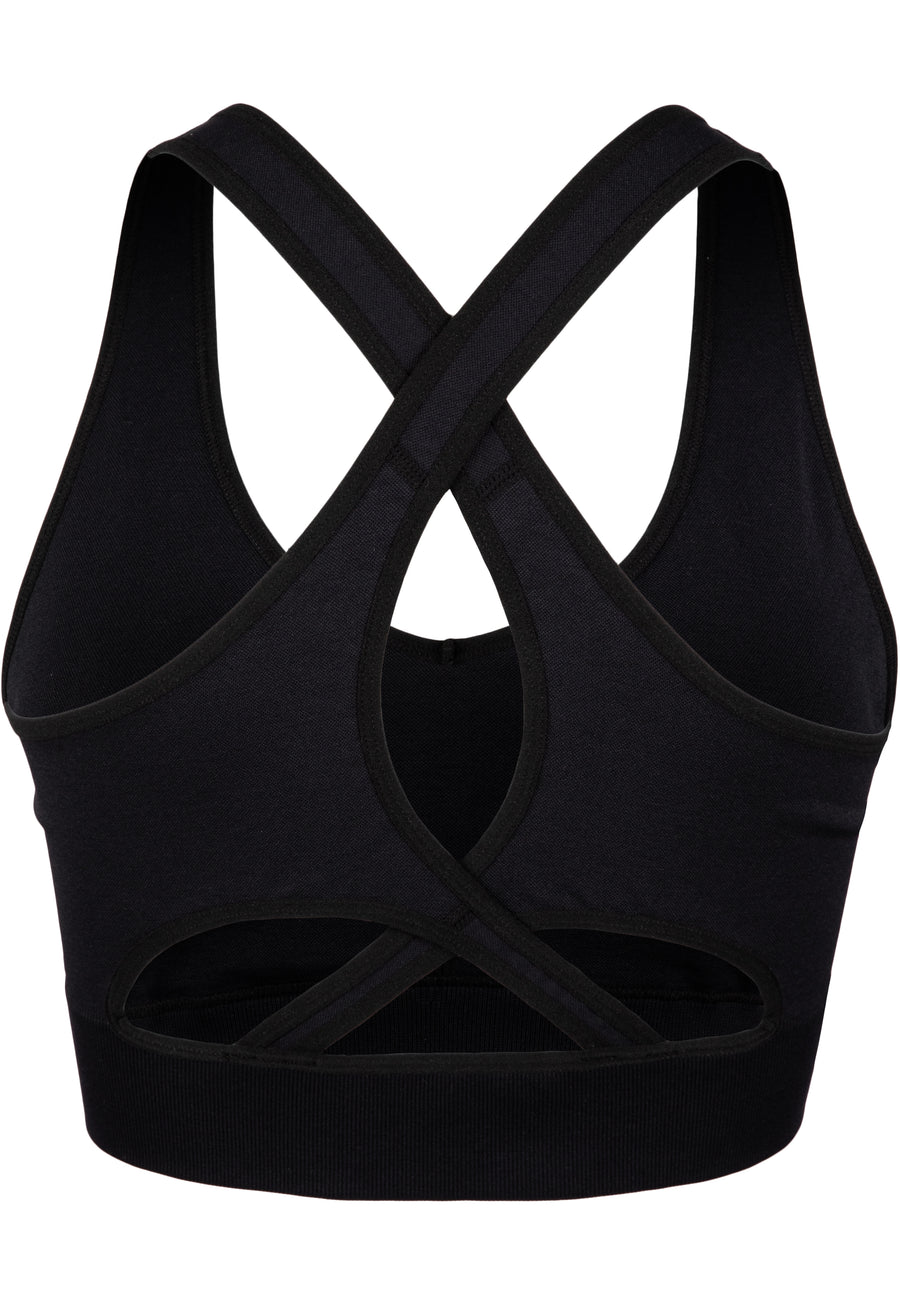 Soutien-gorge de sport sans coutures Hilton - Noir -