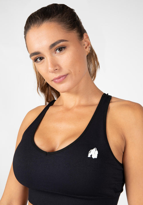 Hilton Seamless Sports Bra - Black -