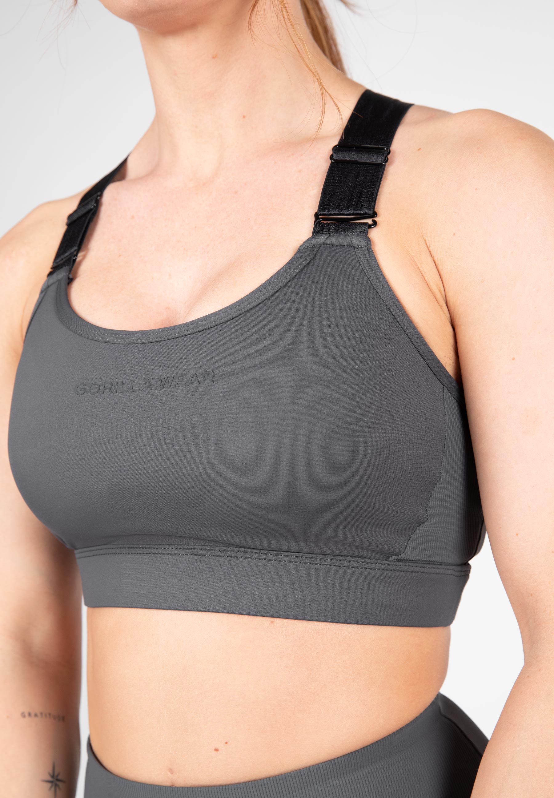 Monroe Sports Bra - Gray -