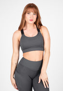 Monroe Sports Bra - Gray -