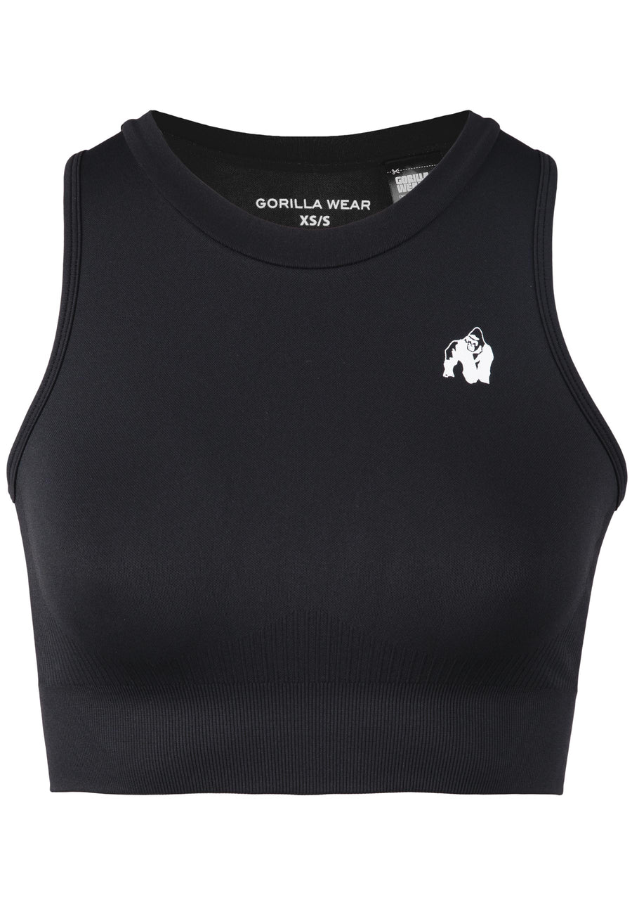 Haut court sans coutures Olivia - Noir -