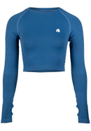 Hilton Seamless Long Sleeve - Blue -