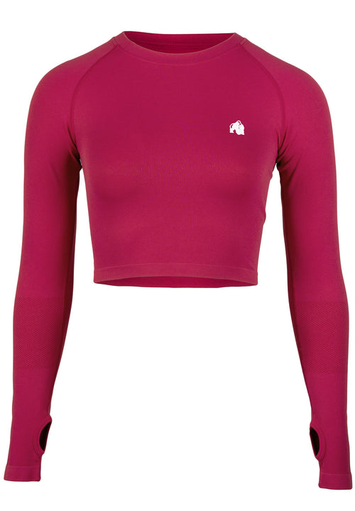 Hilton Seamless Long Sleeve - Fuchsia -