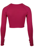 Hilton Seamless Long Sleeve - Fuchsia -
