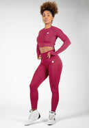 Hilton Seamless Long Sleeve - Fuchsia -