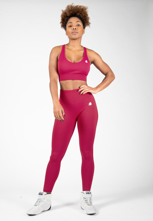 Soutien-gorge de sport sans coutures Hilton - Fuchsia -