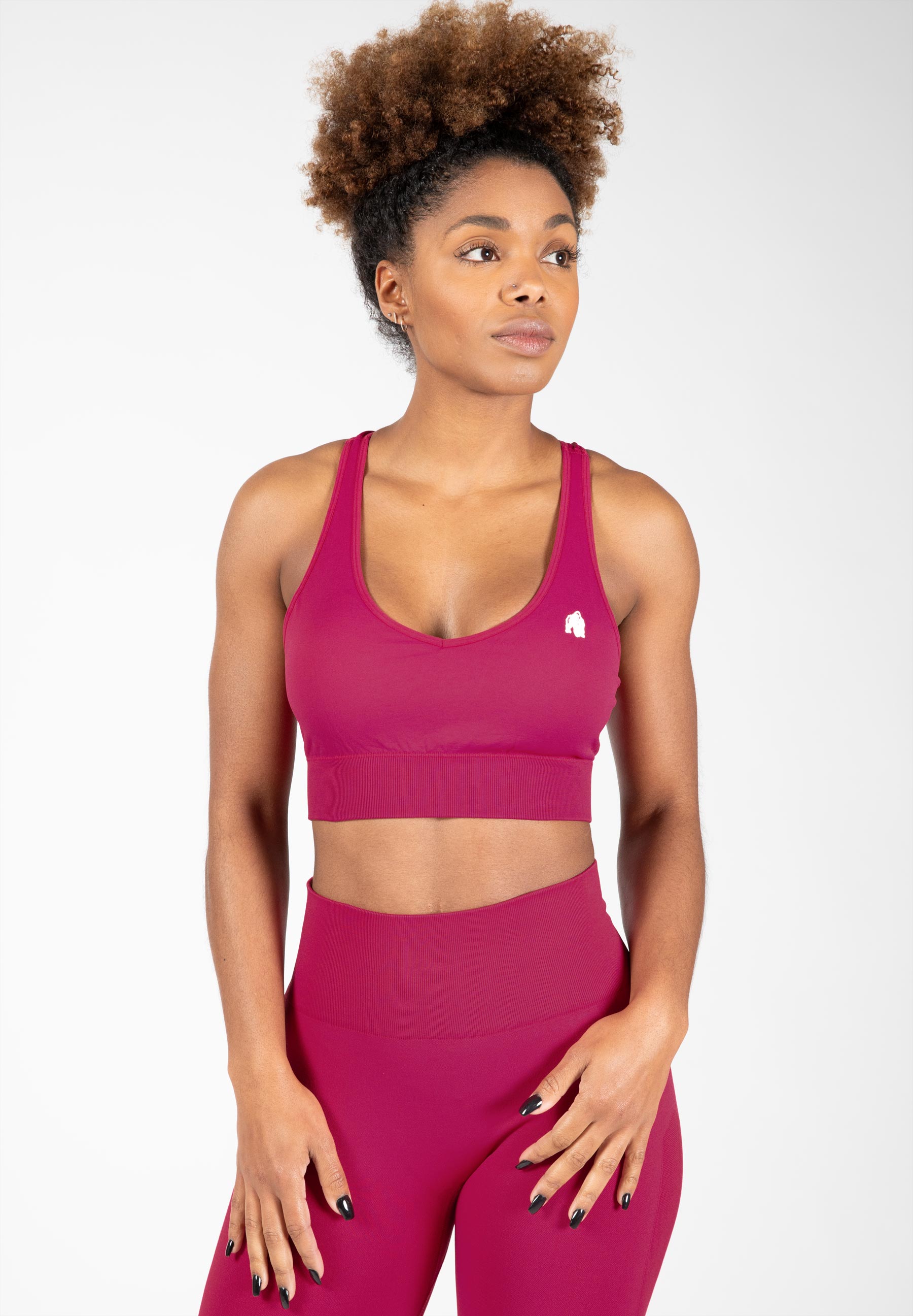 Hilton Seamless Sports Bra - Fuchsia -