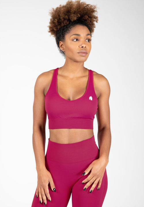 Hilton Seamless Sports Bra - Fuchsia -