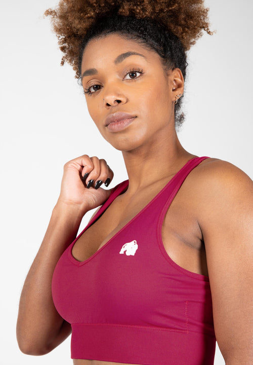 Hilton Seamless Sports Bra - Fuchsia -