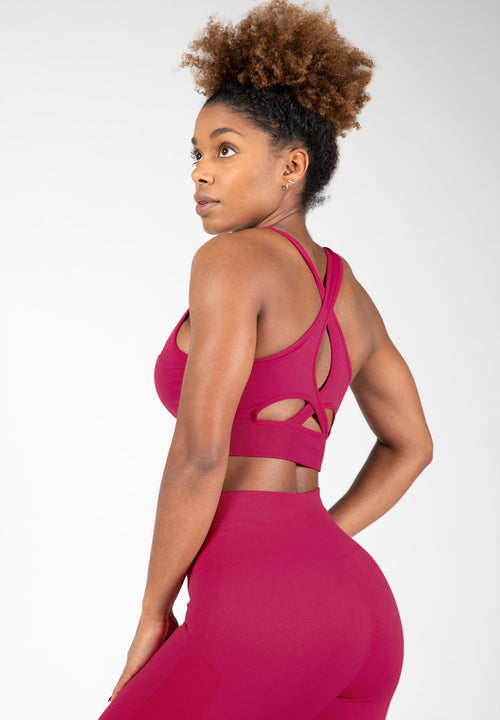 Hilton Seamless Sports Bra - Fuchsia -