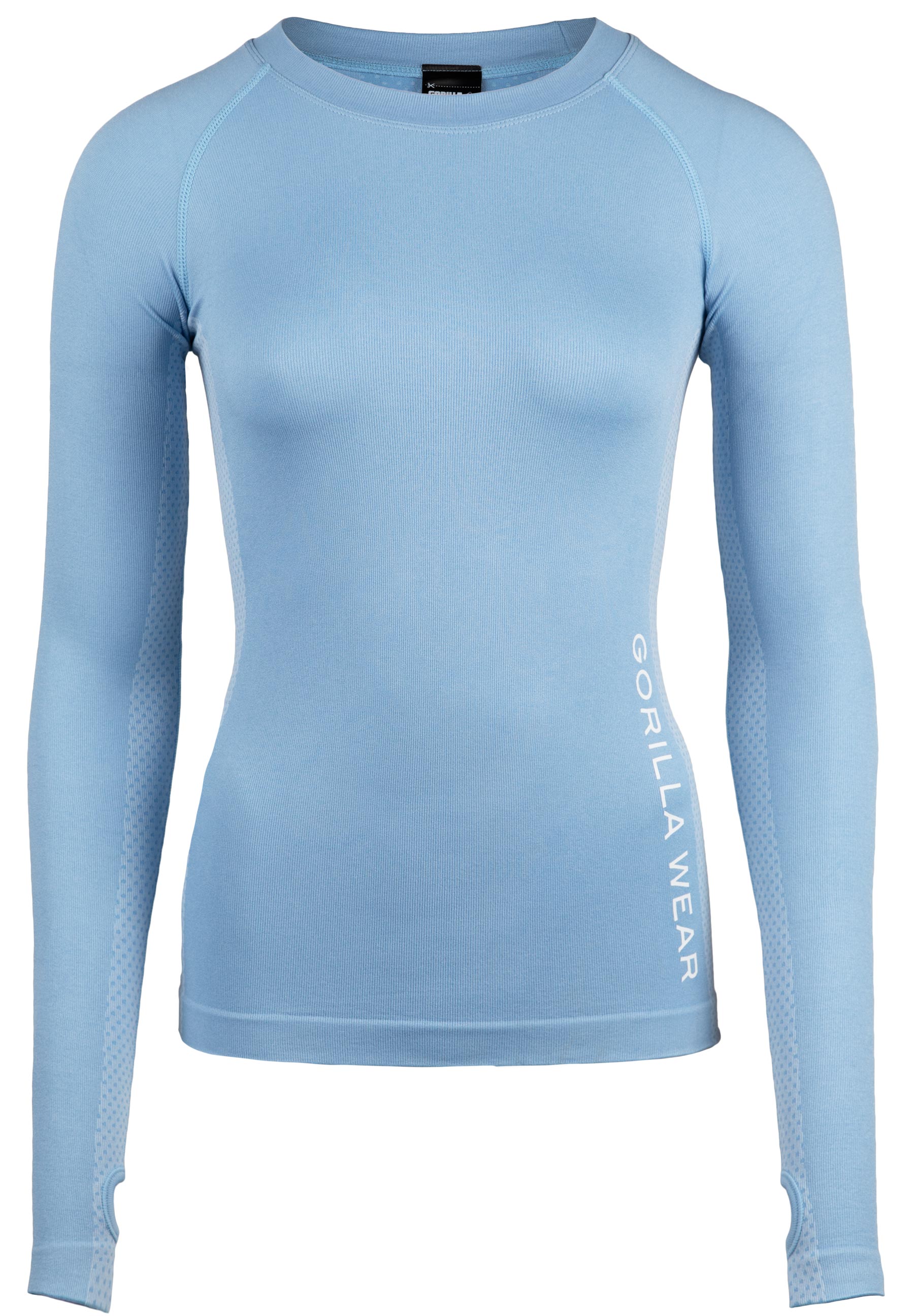 Selah Seamless Long Sleeve - Light Blue -
