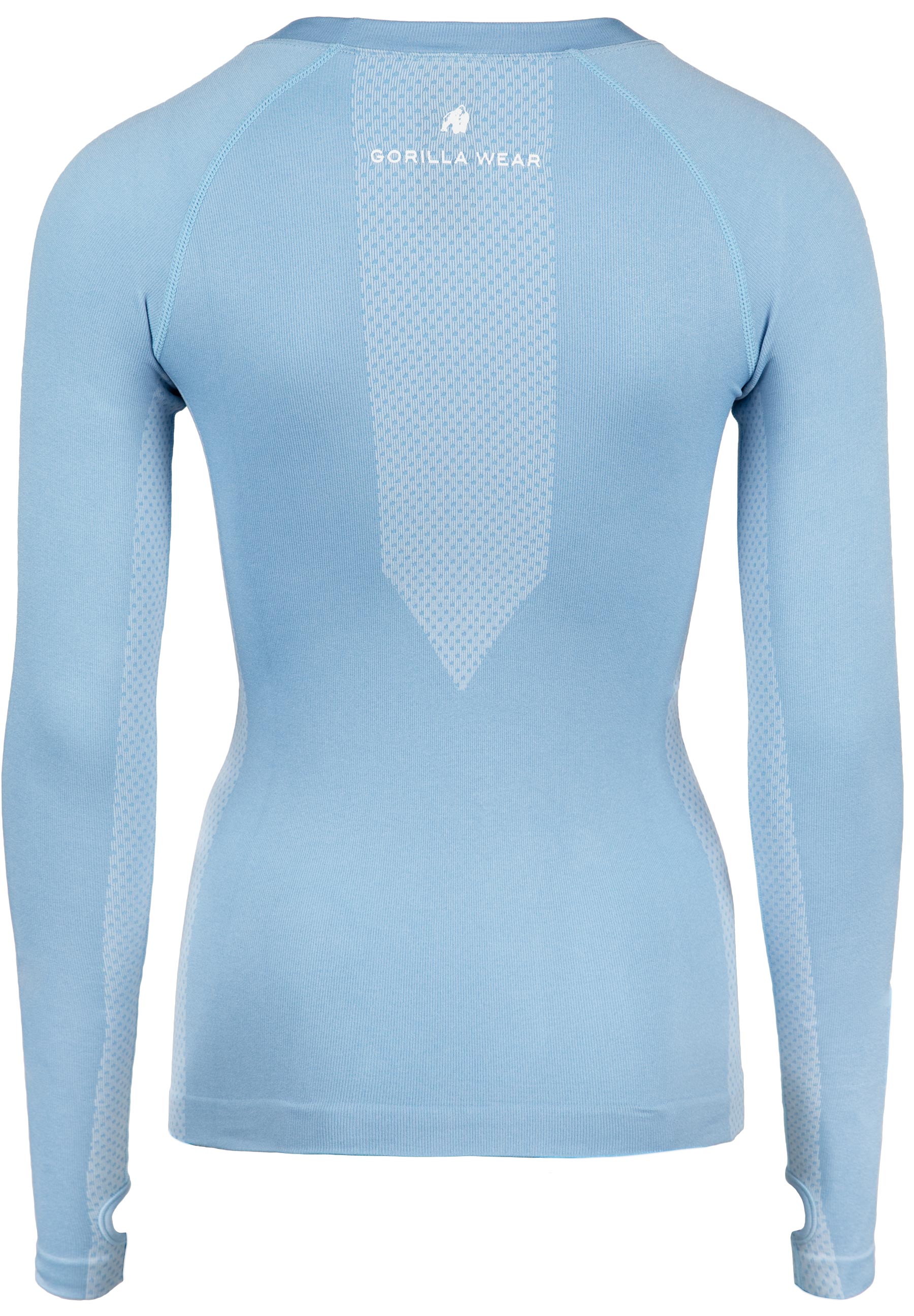 Selah Seamless Long Sleeve - Light Blue -