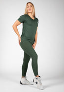 Neiro Seamless Leggings - Army Green -