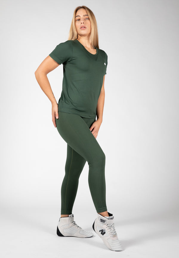 Leggings sans coutures Neiro - Vert armée -