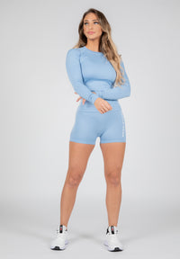 Short sans coutures Selah - Bleu clair -