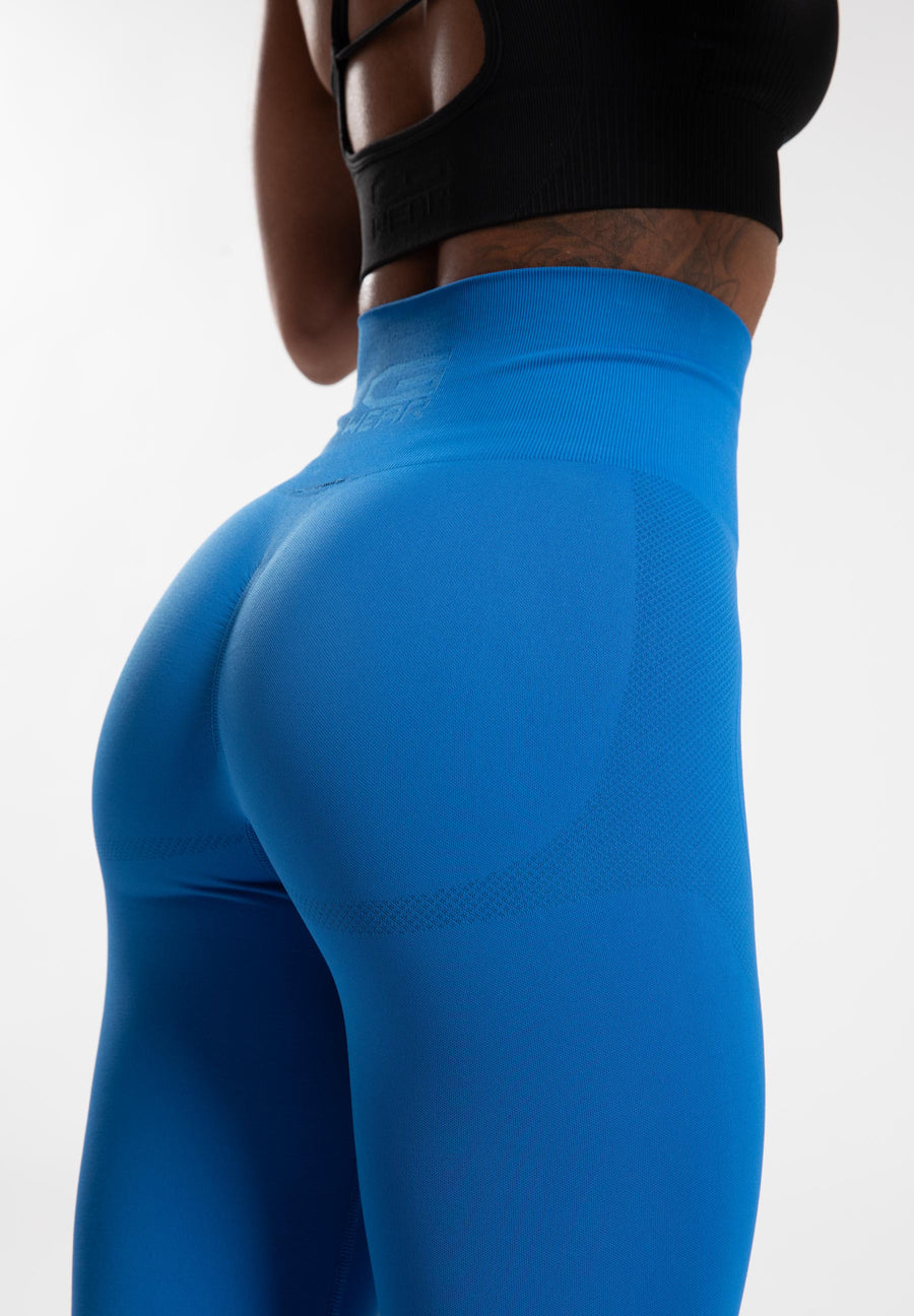 Leggings sans coutures Olivia - Bleu -