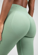 Whitney Seamless Leggings -Light Green -