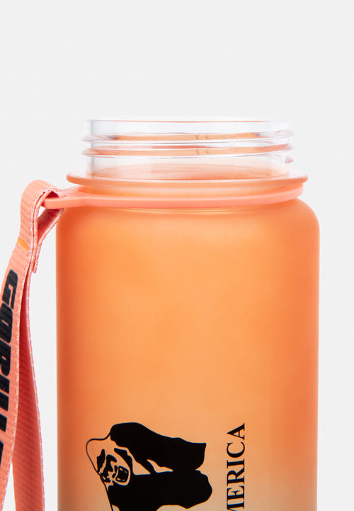 Gradient Water Bottle 1000ML - Green/Orange
