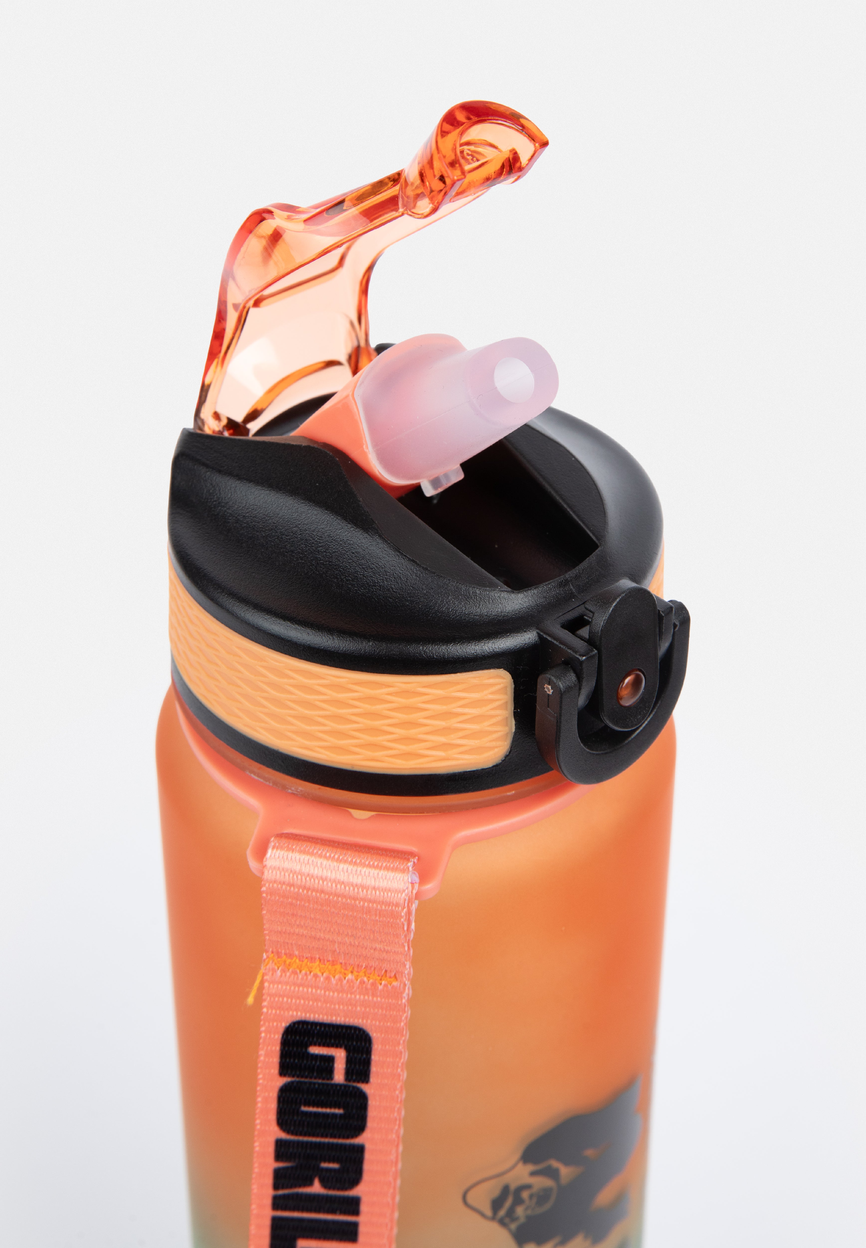 Gradient Water Bottle 1000ML - Green/Orange