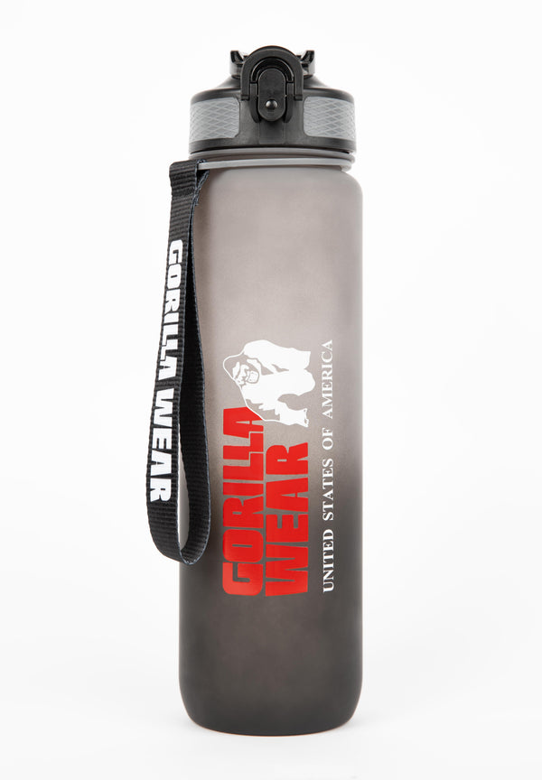 Gourde dégradée 1000 ml - Noir/Gris